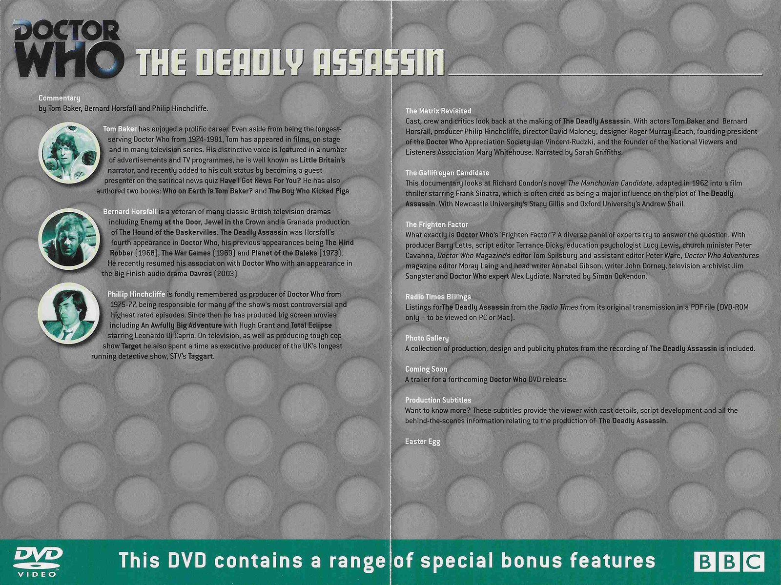 Inserts from BBCDVD 2430